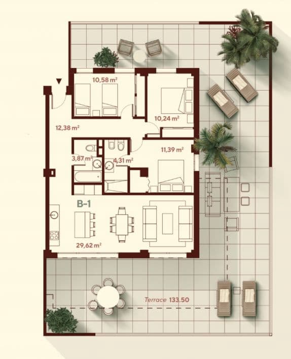 3 bedroom Flat for sale in Mijas with pool - € 570,000 (Ref: 9468882)