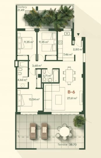 3 bedroom Flat for sale in Mijas with pool - € 570,000 (Ref: 9468882)