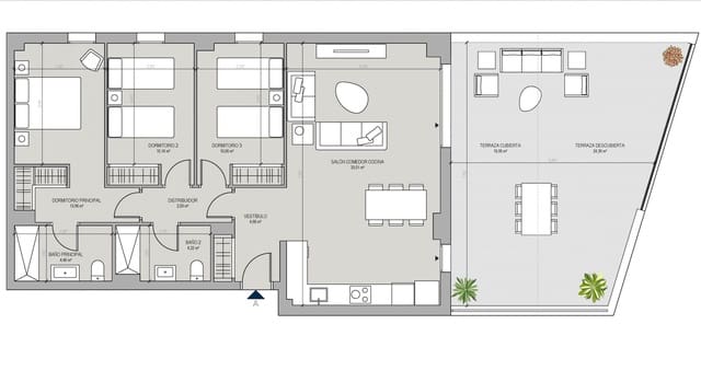 2 Zimmer Apartment zu verkaufen in Manilva mit Pool - 301.000 € (Ref: 9468883)
