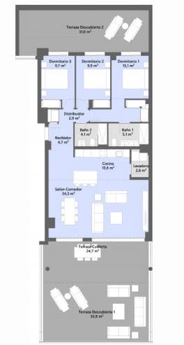 3 sovrum Lägenhet till salu i Marbella med pool - 679 000 € (Ref: 9468886)