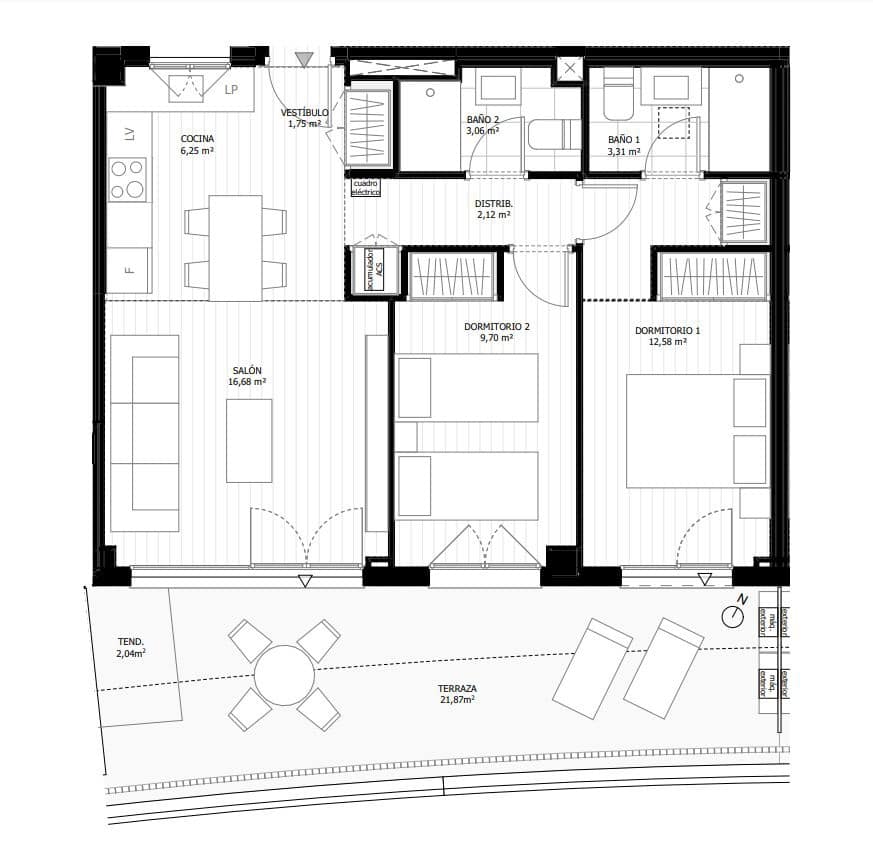 3 chambre Appartement à vendre à Mijas avec piscine - 421 000 € (Ref: 9468888)