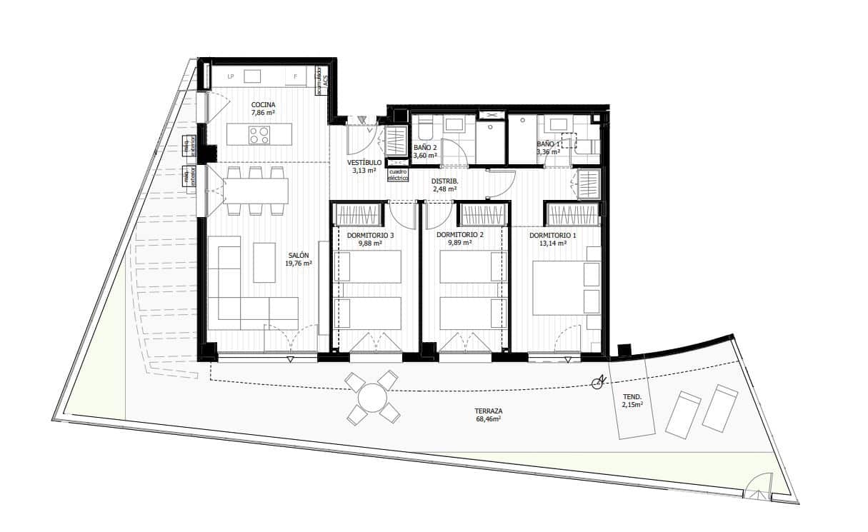 3 chambre Appartement à vendre à Mijas avec piscine - 421 000 € (Ref: 9468888)