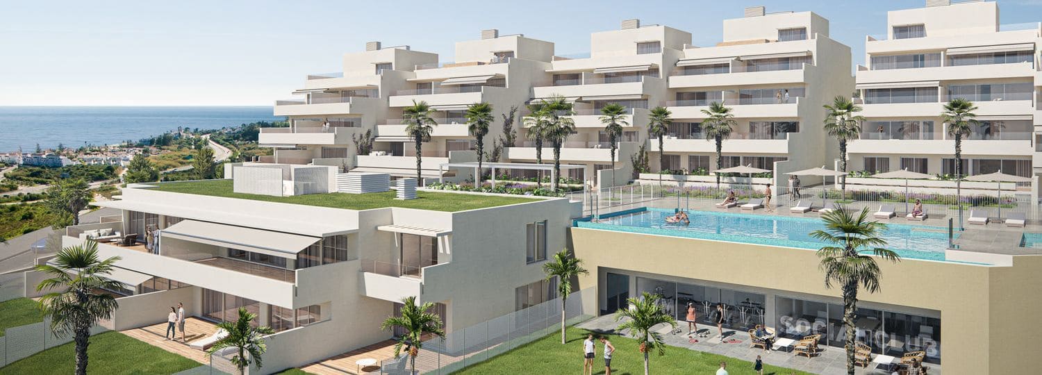 3 quarto Apartamento para venda em Estepona com piscina - 465 000 € (Ref: 9468900)
