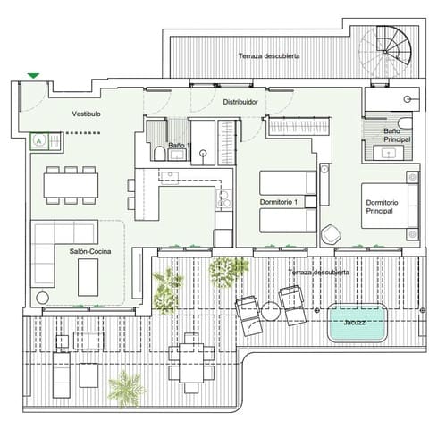 2 chambre Appartement à vendre à Mijas avec piscine garage - 535 000 € (Ref: 9468934)