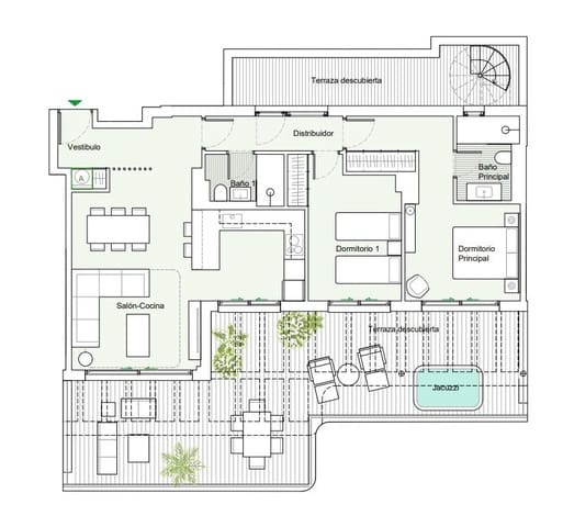 2 chambre Appartement à vendre à Mijas avec piscine garage - 535 000 € (Ref: 9468934)