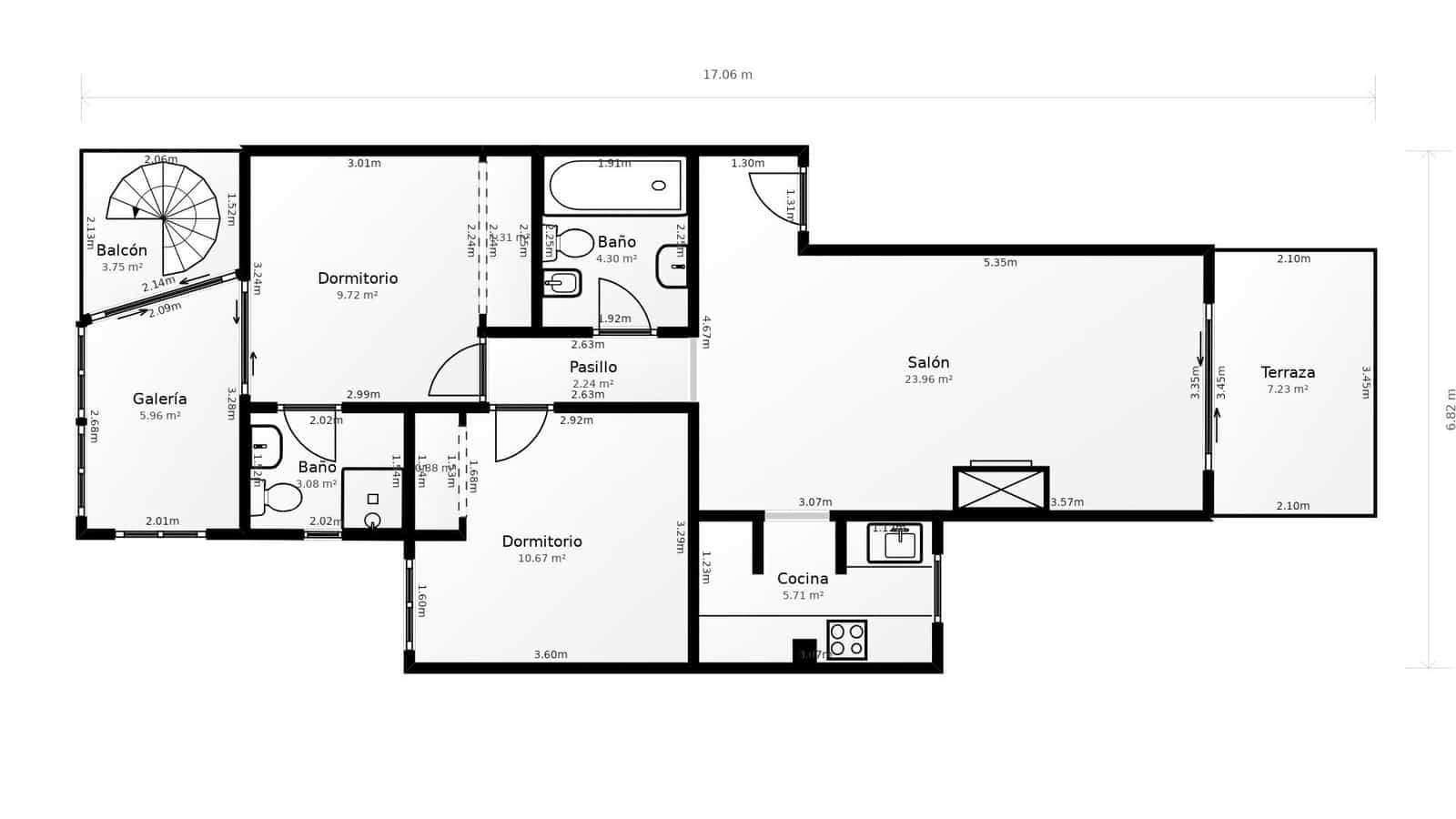 2 soverom Penthouse til salgs i El Coto med svømmebasseng - € 249 000 (Ref: 9488388)