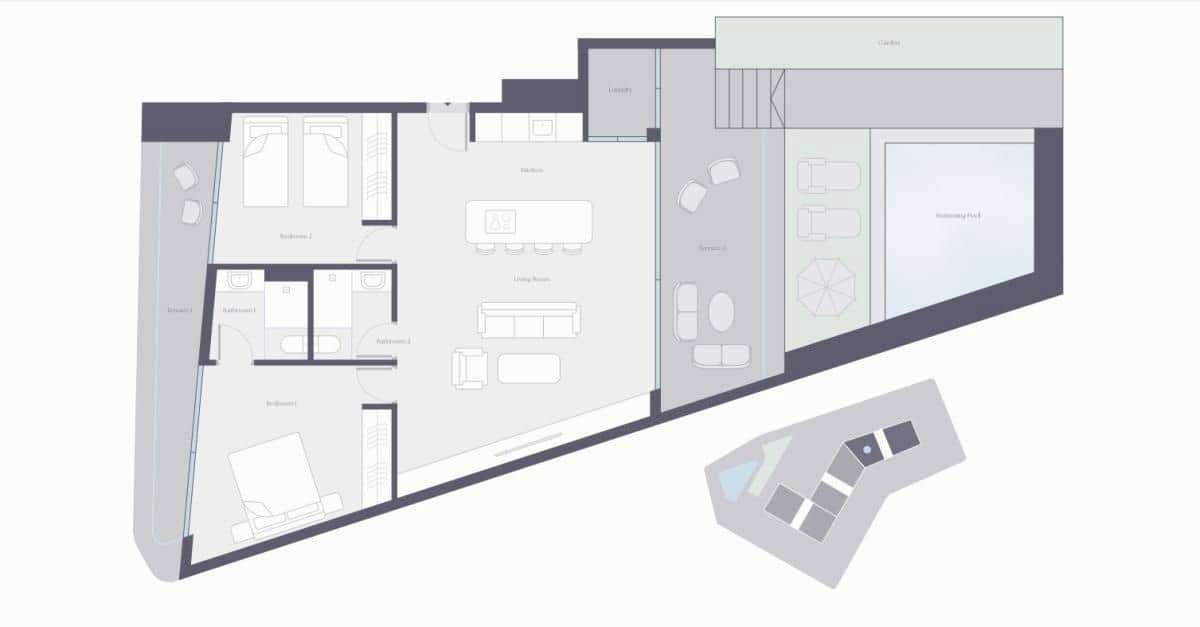 2 sovrum Lägenhet till salu i Estepona med pool - 705 000 € (Ref: 9504376)