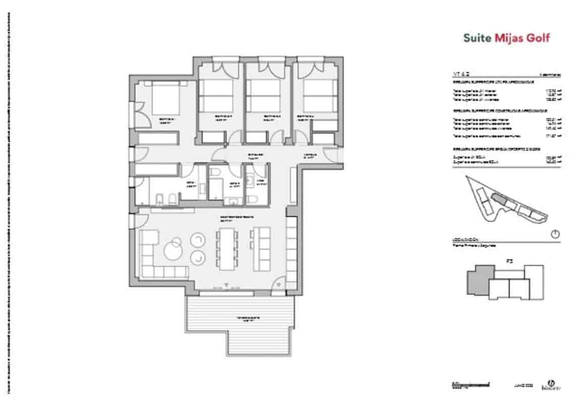 2 quarto Apartamento para venda em Mijas Golf com piscina - 335 000 € (Ref: 9543755)