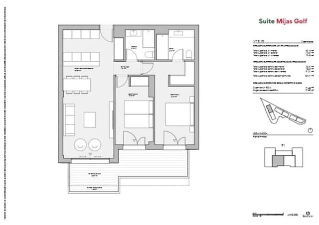 2 bedroom Flat for sale in Mijas Golf, Mijas with pool - € 335,000 (Ref: 9543755)