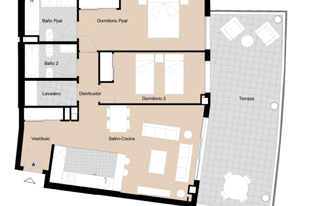 3 Zimmer Strandapartment zu verkaufen in Manilva mit Pool - 394.000 € (Ref: 9619395)