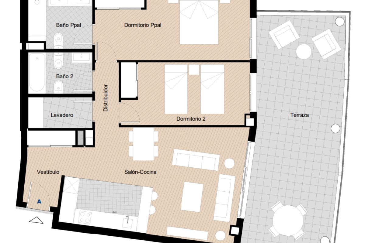 3 Zimmer Strandapartment zu verkaufen in Manilva mit Pool - 394.000 € (Ref: 9619395)