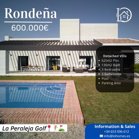 4 bedroom Villa for sale in La Peraleja Golf Resort, Murcia city with pool garage - € 300,000 (Ref: 9147520)
