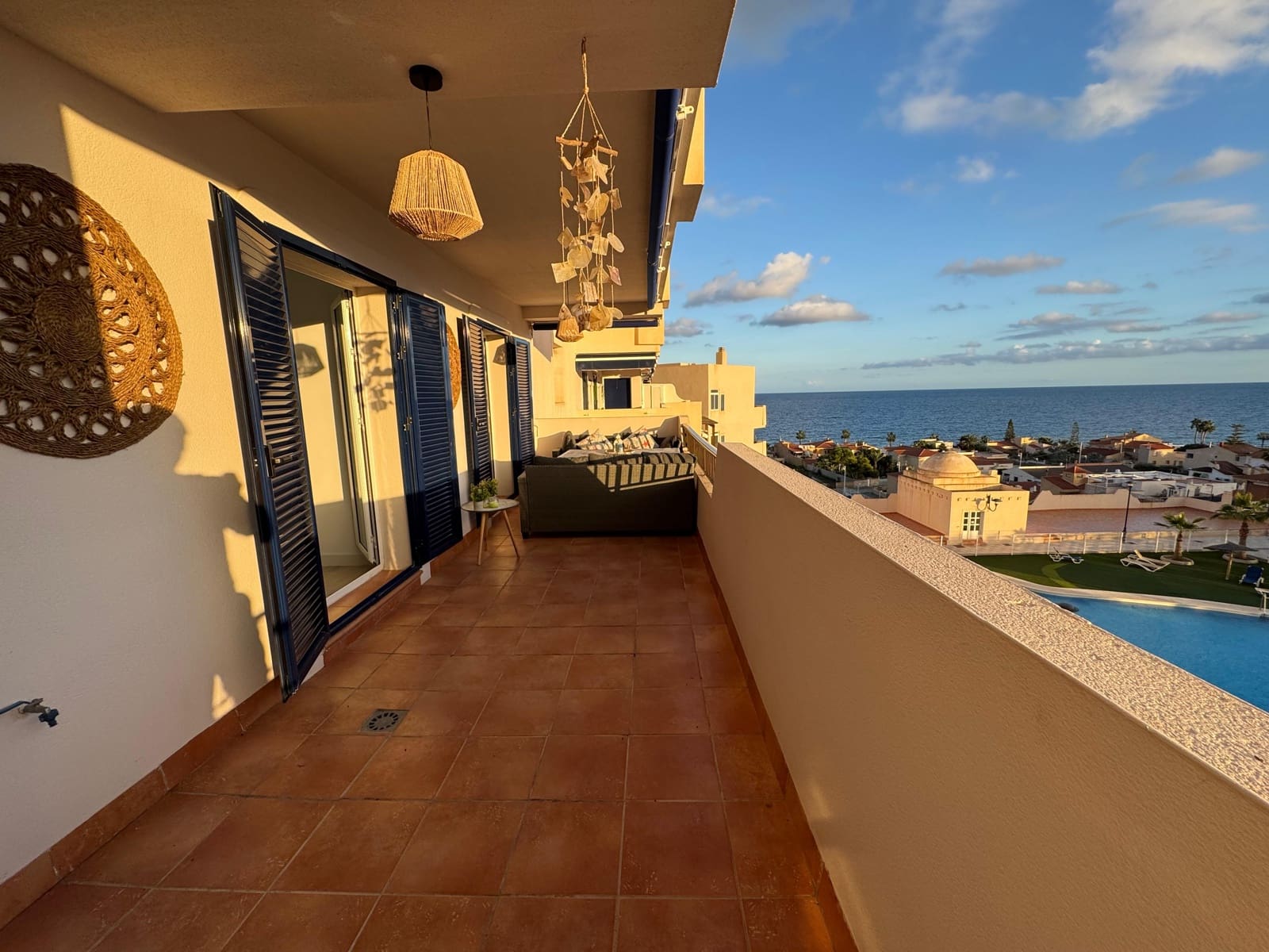 2 bedroom Beach Apartment for rent in El Pozo del Esparto with pool garage - € 850 (Ref: 9369178)