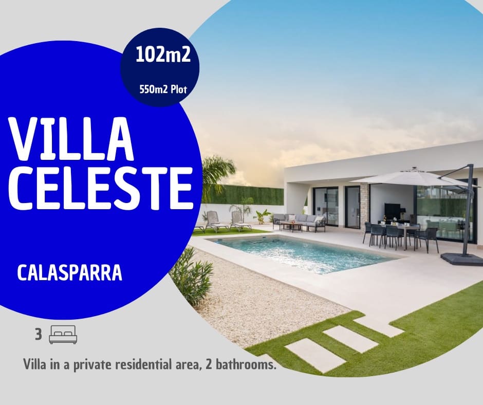 3 makuuhuone Huvila myytävänä paikassa Calasparra mukana uima-altaan 
autotalli - 339 000 € (Ref: 9500710)