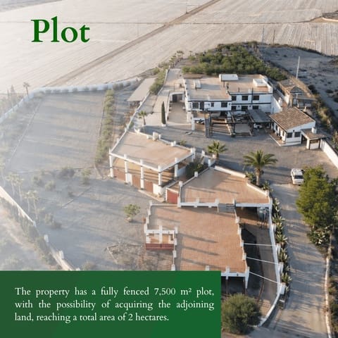 8 soveværelse Finca/Landehus til salg i El Rubial, Aguilas med garage - € 850.000 (Ref: 9921351)