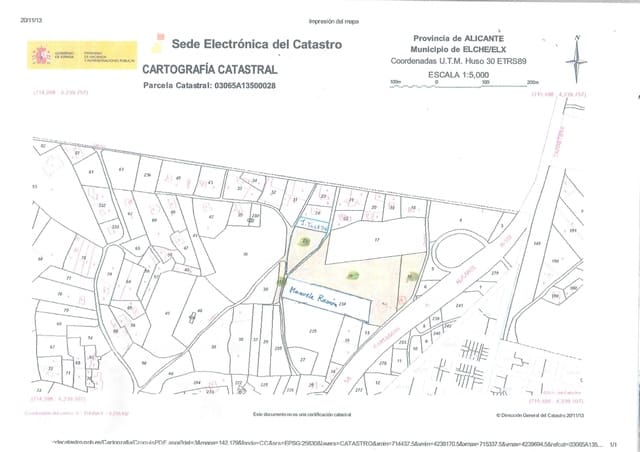 Byggegrund til salg i Alicante by - € 378.000 (Ref: 8782344)