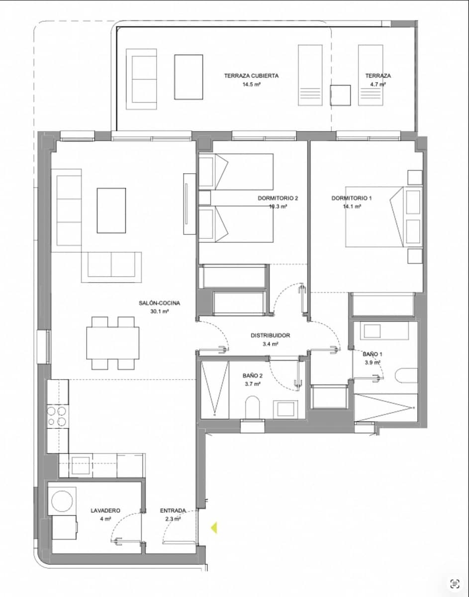 2 bedroom Apartment for sale in La Cala de Mijas with pool - € 439,000 (Ref: 10124884)