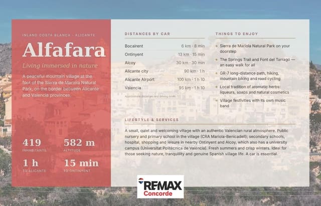 5 Zimmer Haus zu verkaufen in Alfafara mit Garage - 238.000 € (Ref: 10185081)
