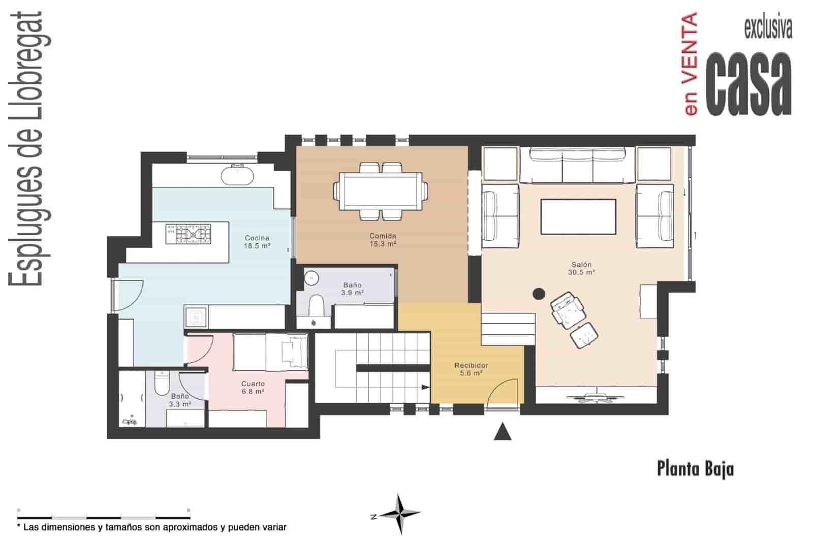 5 soverom Villa til salgs i Esplugues de Llobregat med garasje - € 1 650 000 (Ref: 8790024)