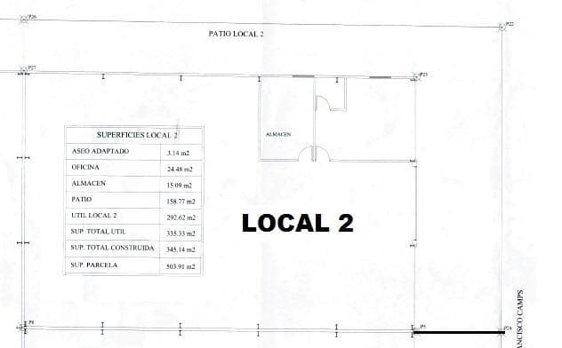 Entreprise à louer à Cox - 1 600 € (Ref: 8862652)