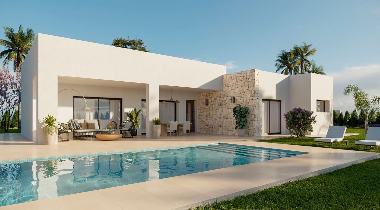 2 bedroom Villa for sale in Aspe with pool garage - € 235,500 (Ref: 9129310)