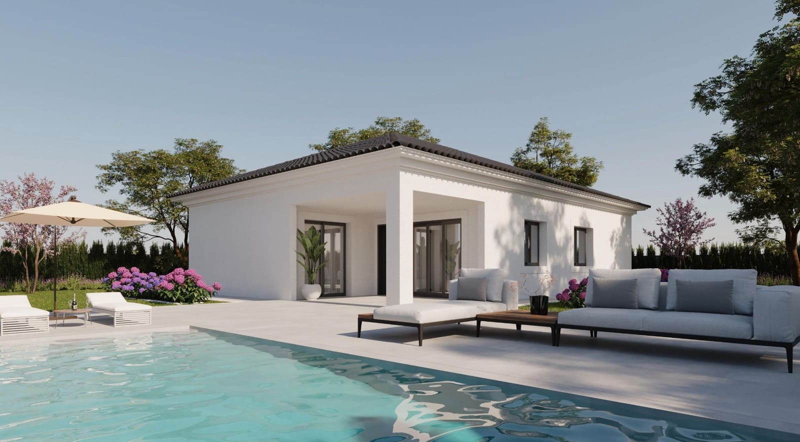 2 bedroom Villa for sale in Aspe with pool garage - € 235,500 (Ref: 9129310)