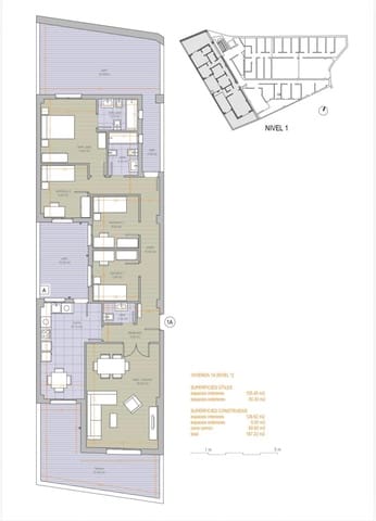 2 chambre Appartement à vendre à Huércal de Almería avec piscine - 195 000 € (Ref: 10011573)