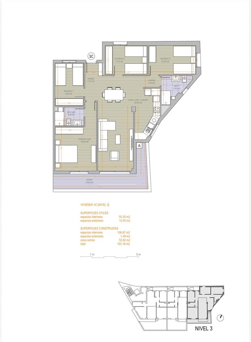 2 bedroom Flat for sale in Huercal de Almeria with pool - € 195,000 (Ref: 10011573)