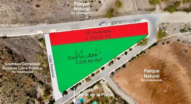 Tontti myytävänä paikassa San Jose, Níjar - 1 500 000 € (Ref: 10017627)