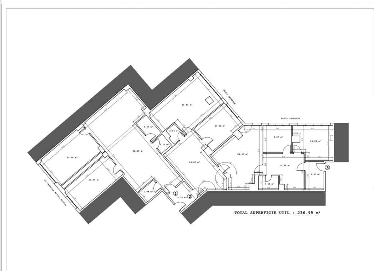 3 sovrum Kontor till salu i Almeria stad - 345 000 € (Ref: 9343437)