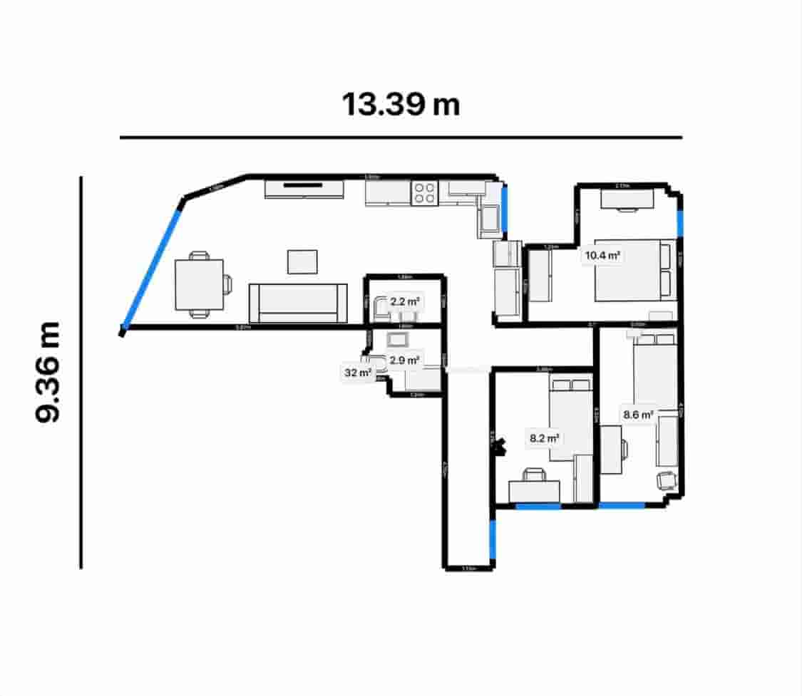 3 slaapkamer Flat te koop in Almeria stad - € 185.000 (Ref: 9513552)