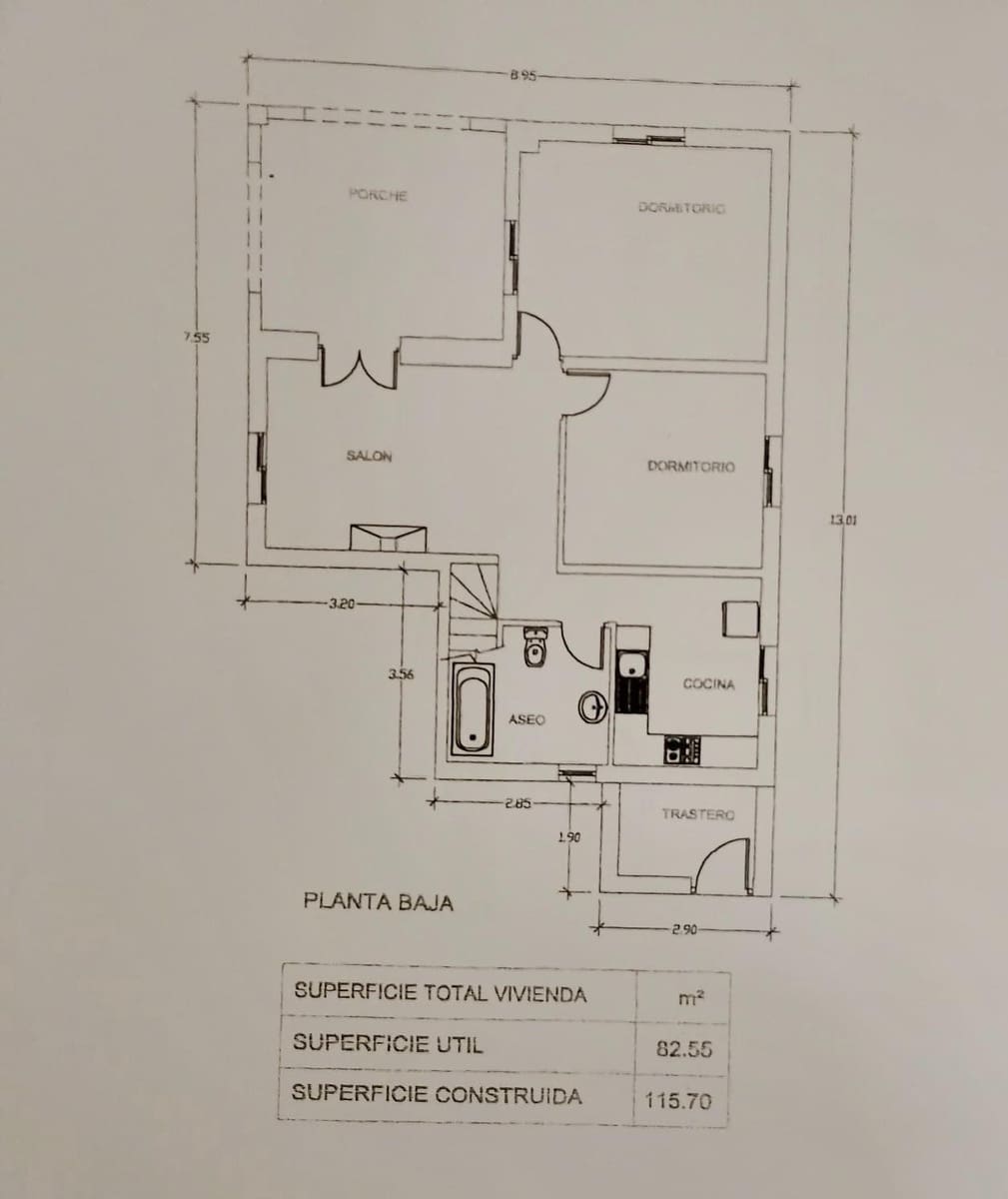 3 makuuhuone Maalaistalo myytävänä paikassa Santa Cruz de Marchena - 179 900 € (Ref: 9616038)