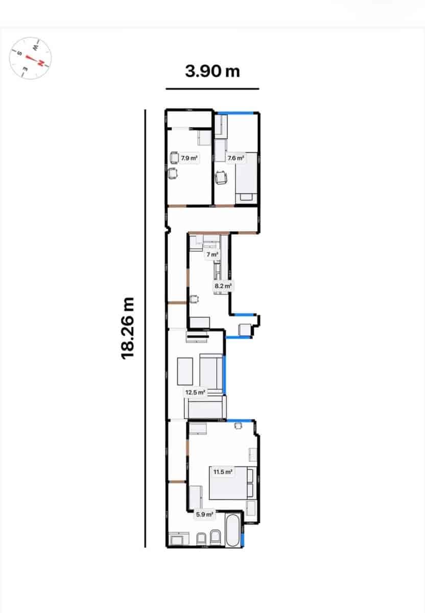 3 bedroom Flat for sale in Almeria city - € 99,000 (Ref: 9882046)
