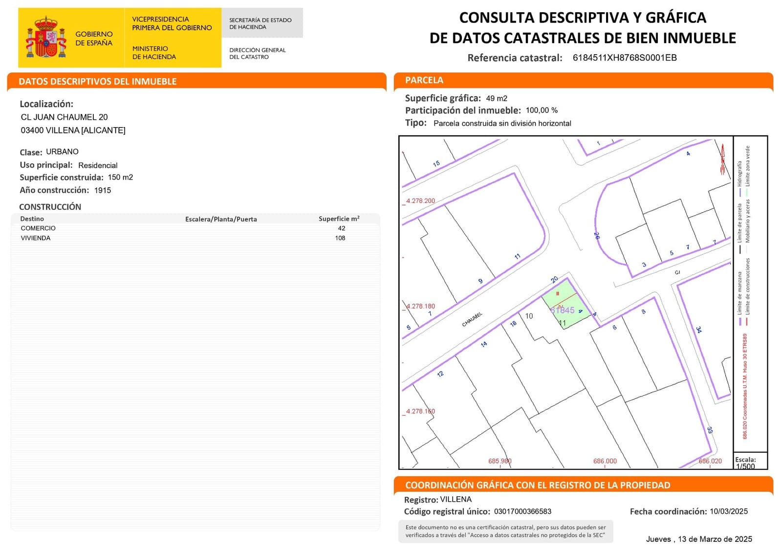 Erhverv til salg i Villena - € 85.000 (Ref: 8868339)