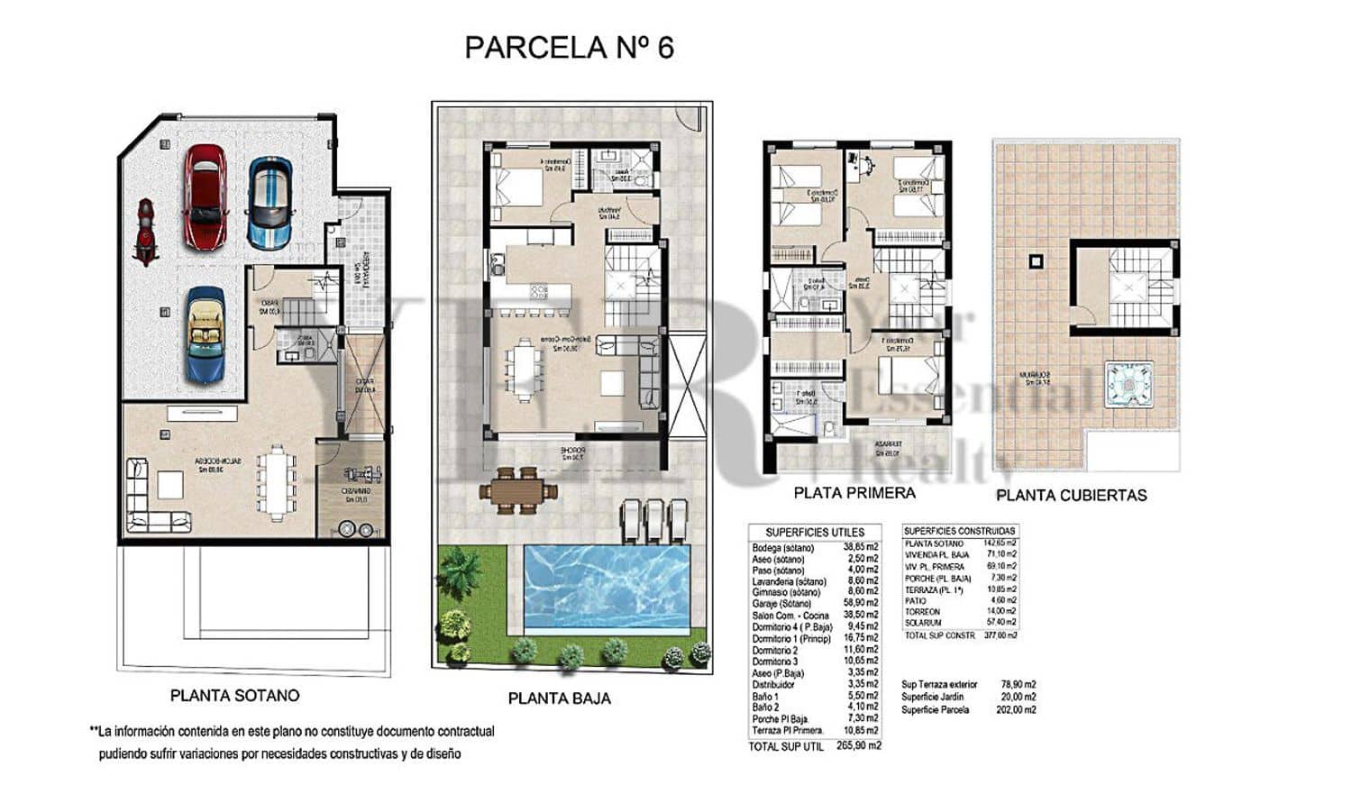 4 soverom Villa til salgs i Alicante by med svømmebasseng garasje - € 900 000 (Ref: 10021962)