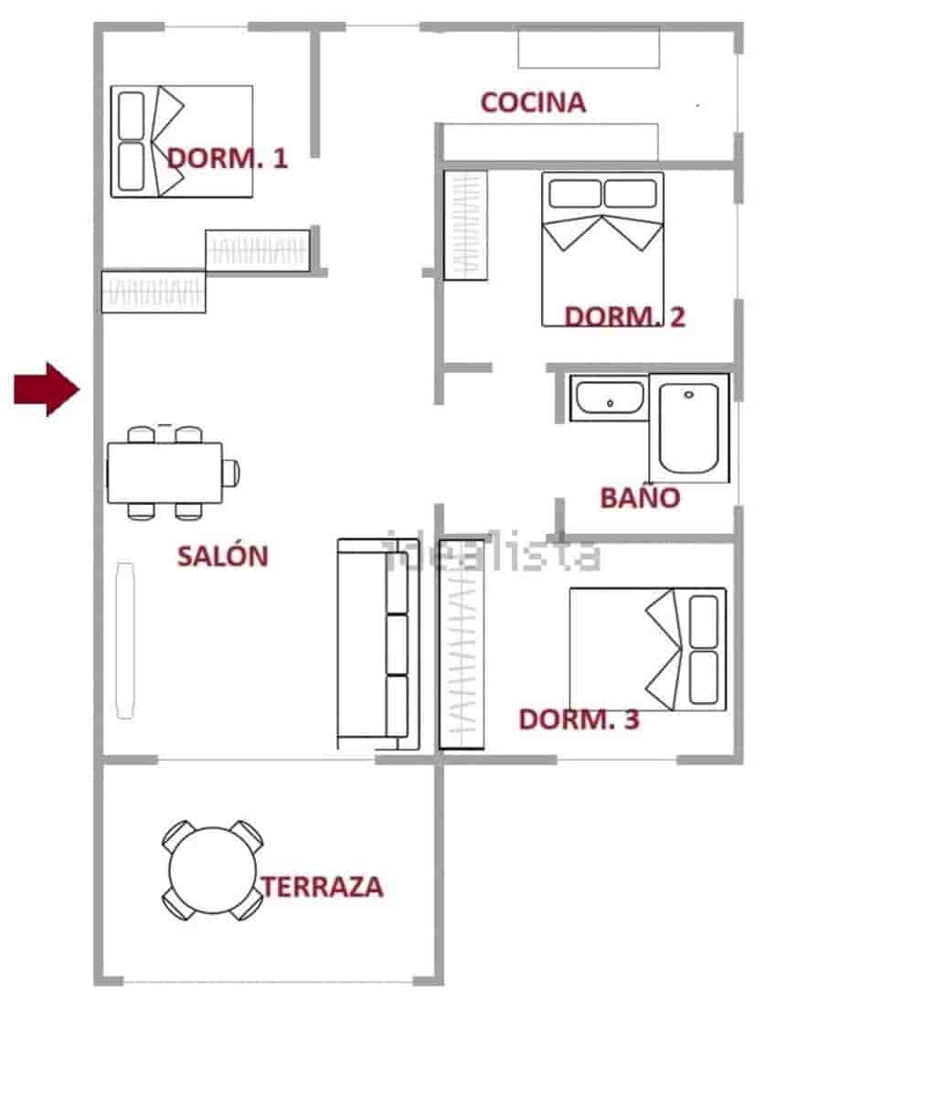 3 soverom Leilighet til salgs i Playa de Muchavista med svømmebasseng garasje - € 450 000 (Ref: 10176148)