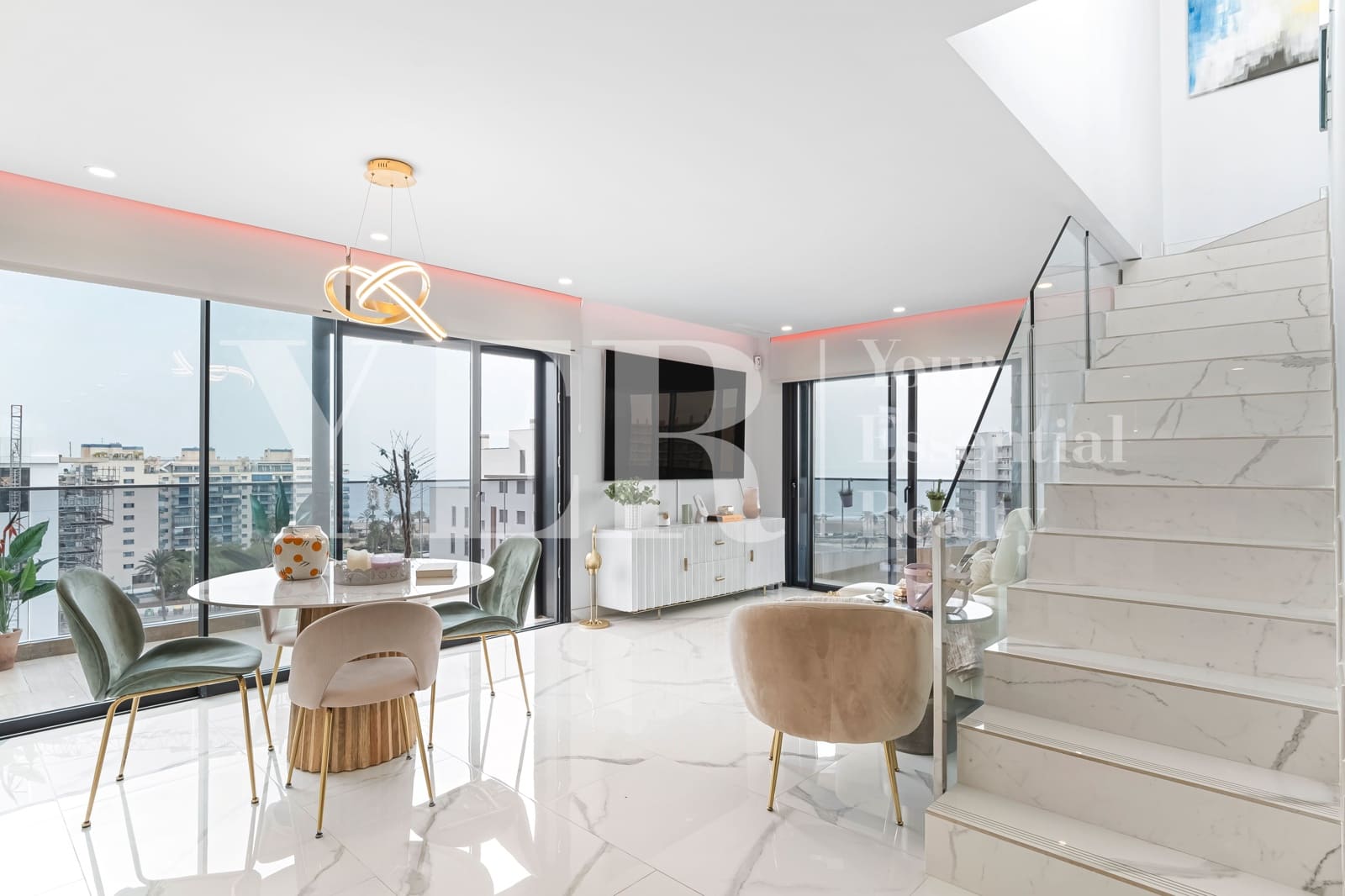 3 sypialnia Penthouse na sprzedaż w Miasto Alicante / Alacant z basenem garażem - 1 293 000 € (Ref: 8799484)