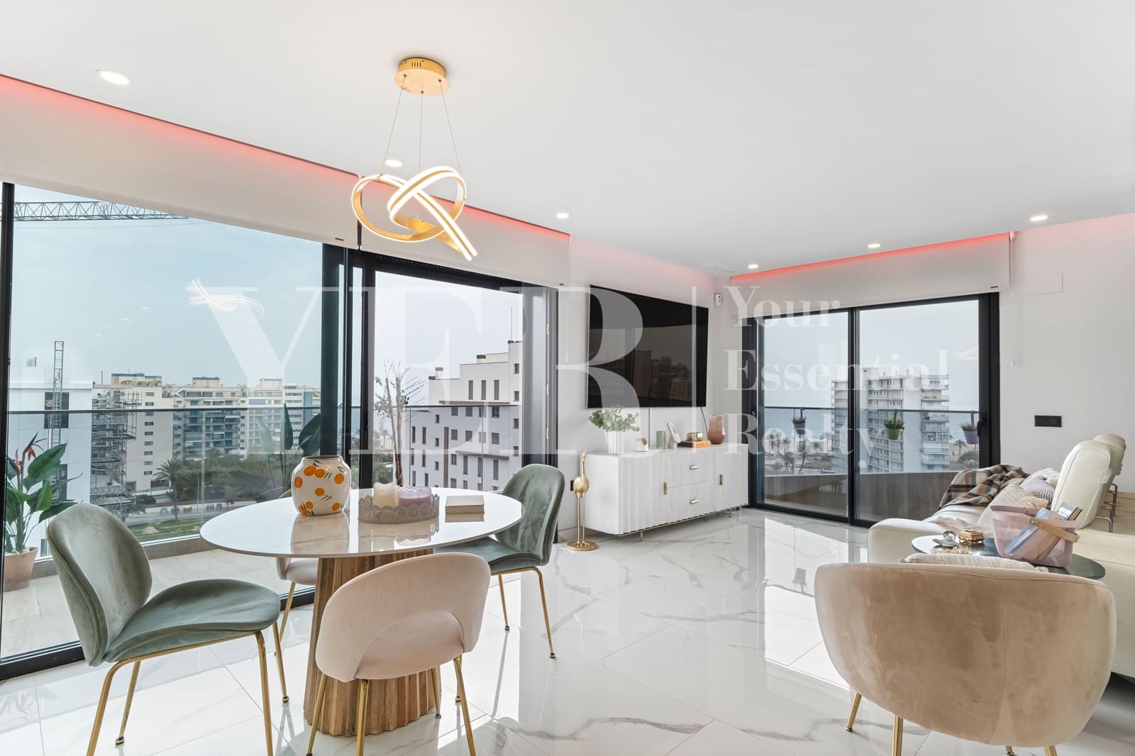 3 sypialnia Penthouse na sprzedaż w Miasto Alicante / Alacant z basenem garażem - 1 293 000 € (Ref: 8799484)