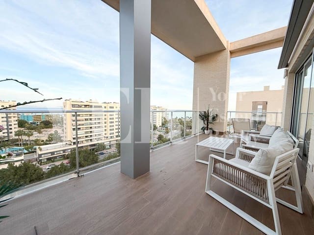 3 sovrum Strandlägenhet att hyra i PAU, Alicante stad med pool - 3 200 € (Ref: 9438723)