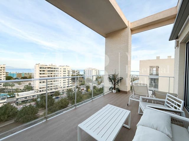 3 sovrum Strandlägenhet att hyra i PAU, Alicante stad med pool - 3 200 € (Ref: 9438723)