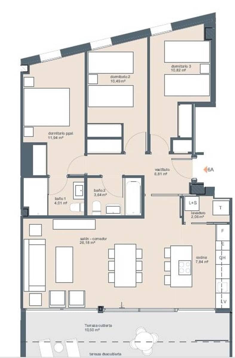 3 soveværelse Lejlighed til salg i Alicante by med swimmingpool garage - € 650.000 (Ref: 9562570)