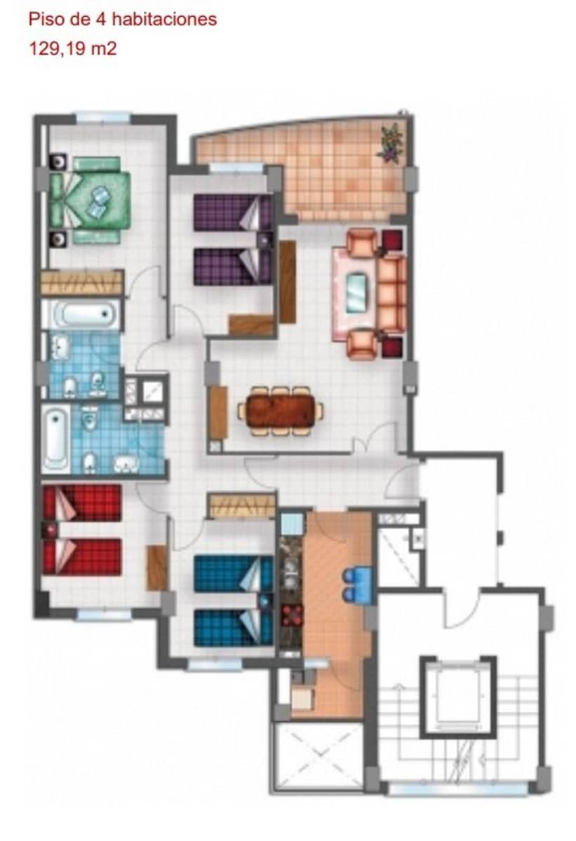 4 bedroom Apartment for rent in Playa de San Juan with pool garage - € 1,700 (Ref: 9951002)