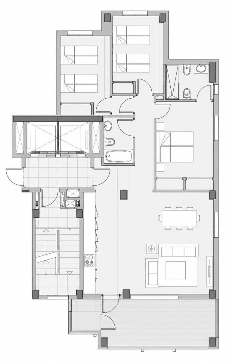 Apartamento de 3 habitaciones en Alicante / Alacant ciudad en venta con piscina garaje - 670.000 € (Ref: 9999526)