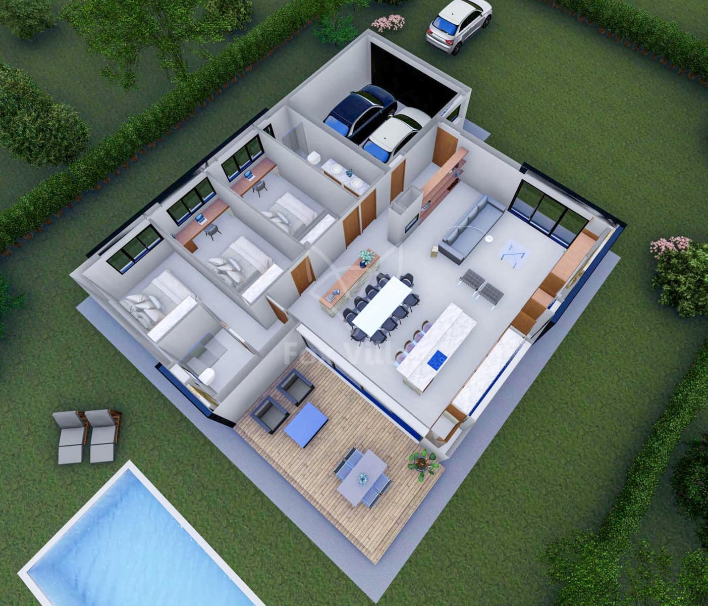 3 bedroom Villa for sale in Pinoso with pool - € 362,400 (Ref: 9061804)