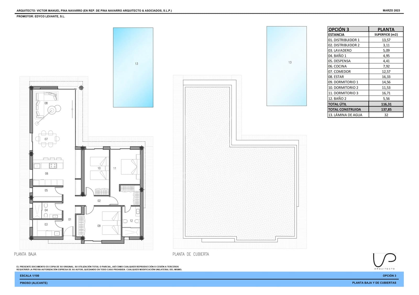 3 soverom Villa til salgs i Pinoso med svømmebasseng - € 285 000 (Ref: 9061807)