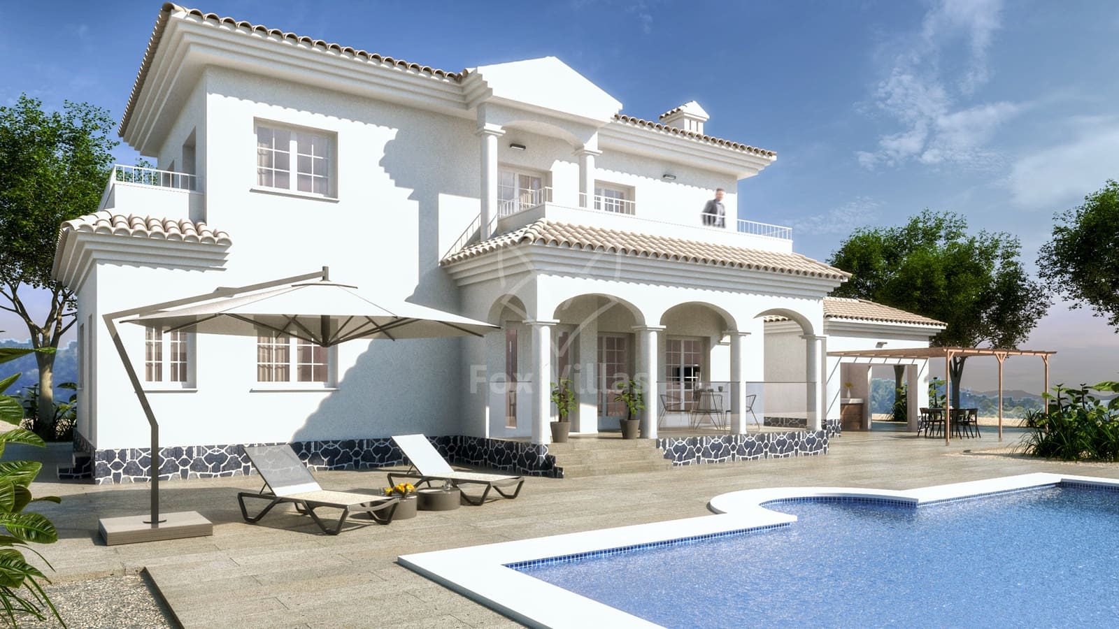 3 soveværelse Villa til salg i Pinoso med swimmingpool - € 381.000 (Ref: 9077452)