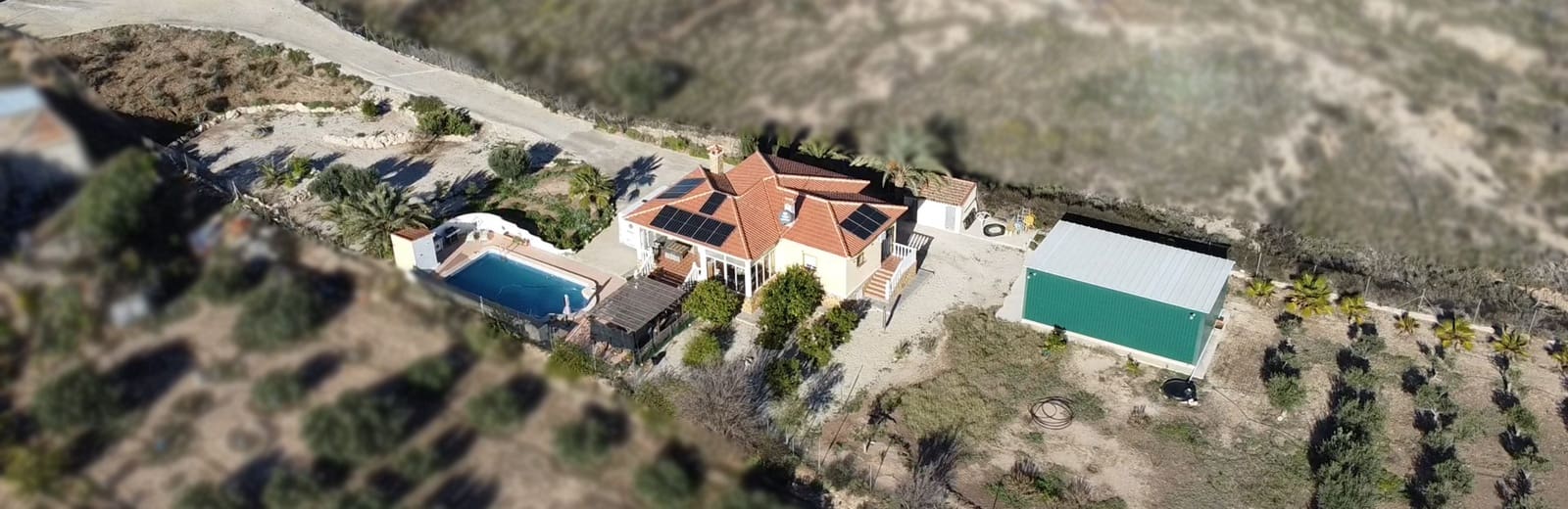 3 sovrum Villa till salu i Abanilla med pool - 349 000 € (Ref: 9500927)