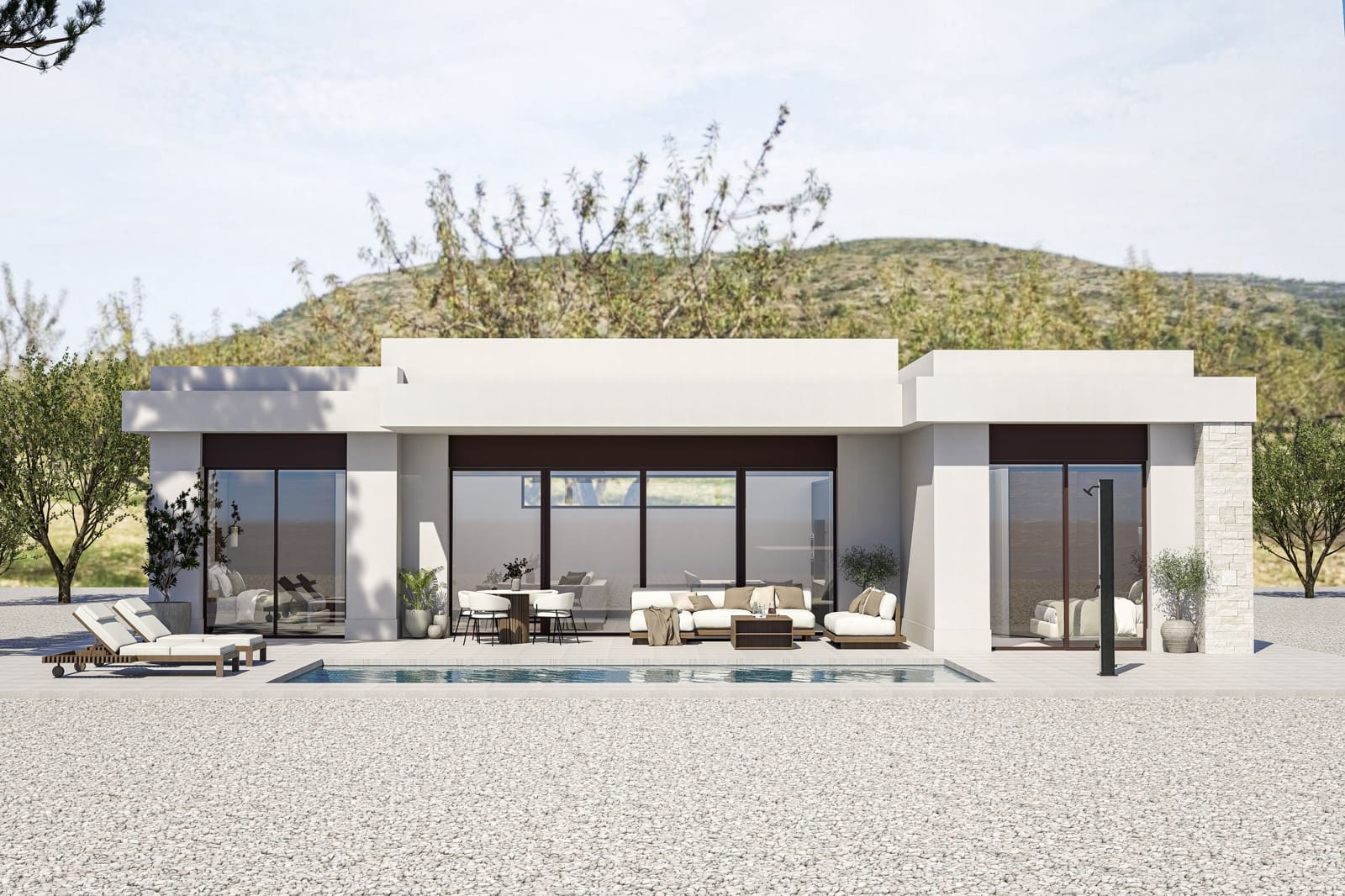 2 slaapkamer Villa te koop in Pinoso met zwembad - € 294.000 (Ref: 9778797)