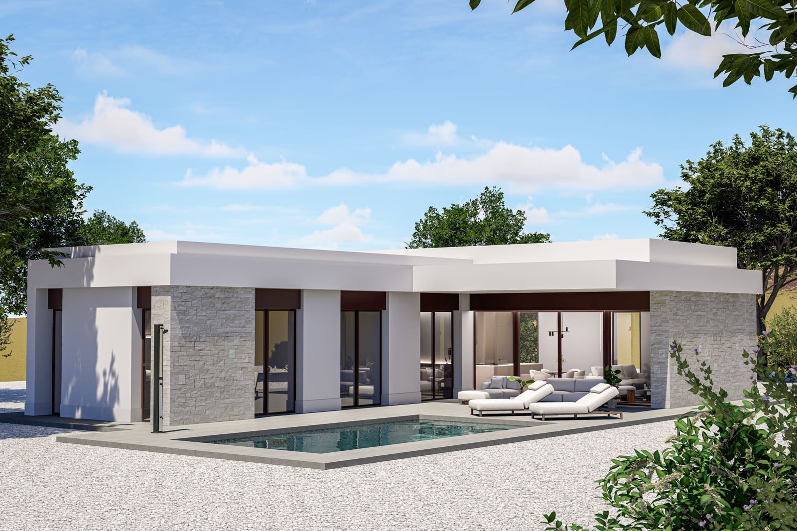 3 bedroom Villa for sale in Aspe with pool - € 347,000 (Ref: 9778903)