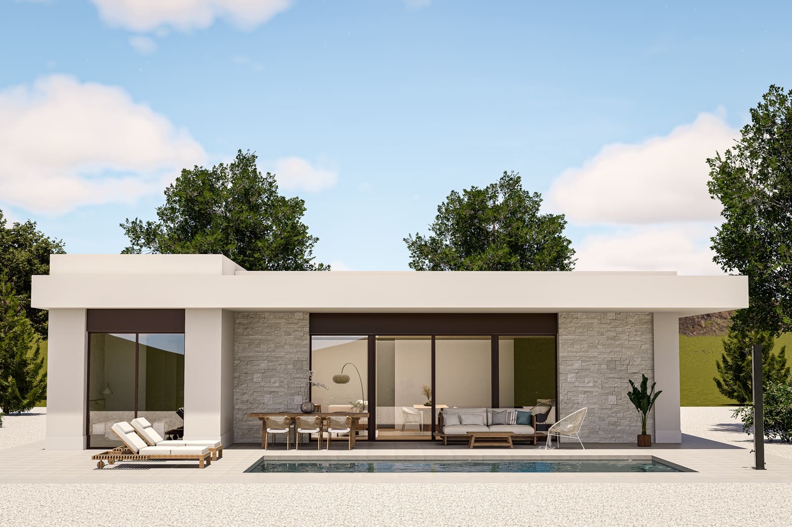 3 bedroom Villa for sale in Aspe with pool - € 447,000 (Ref: 9778977)